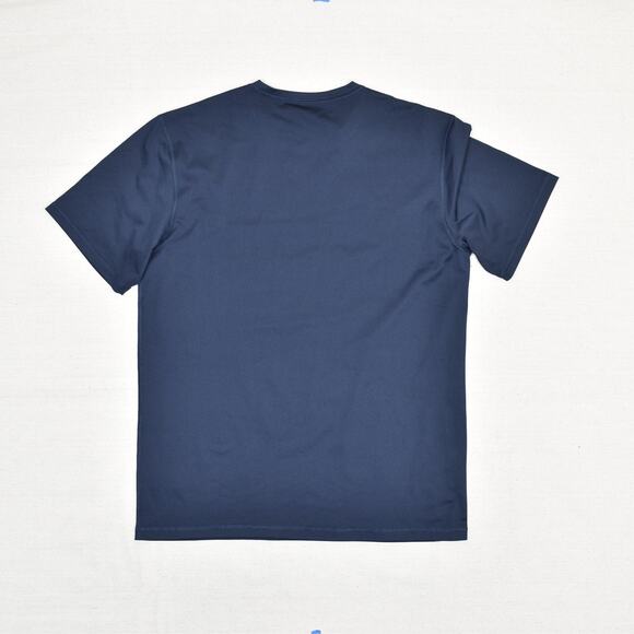 Quiksilver Men's T Shirt Short Sleeve Crew Neck Logo Polyester Blue Size M - Picture 3 of 8